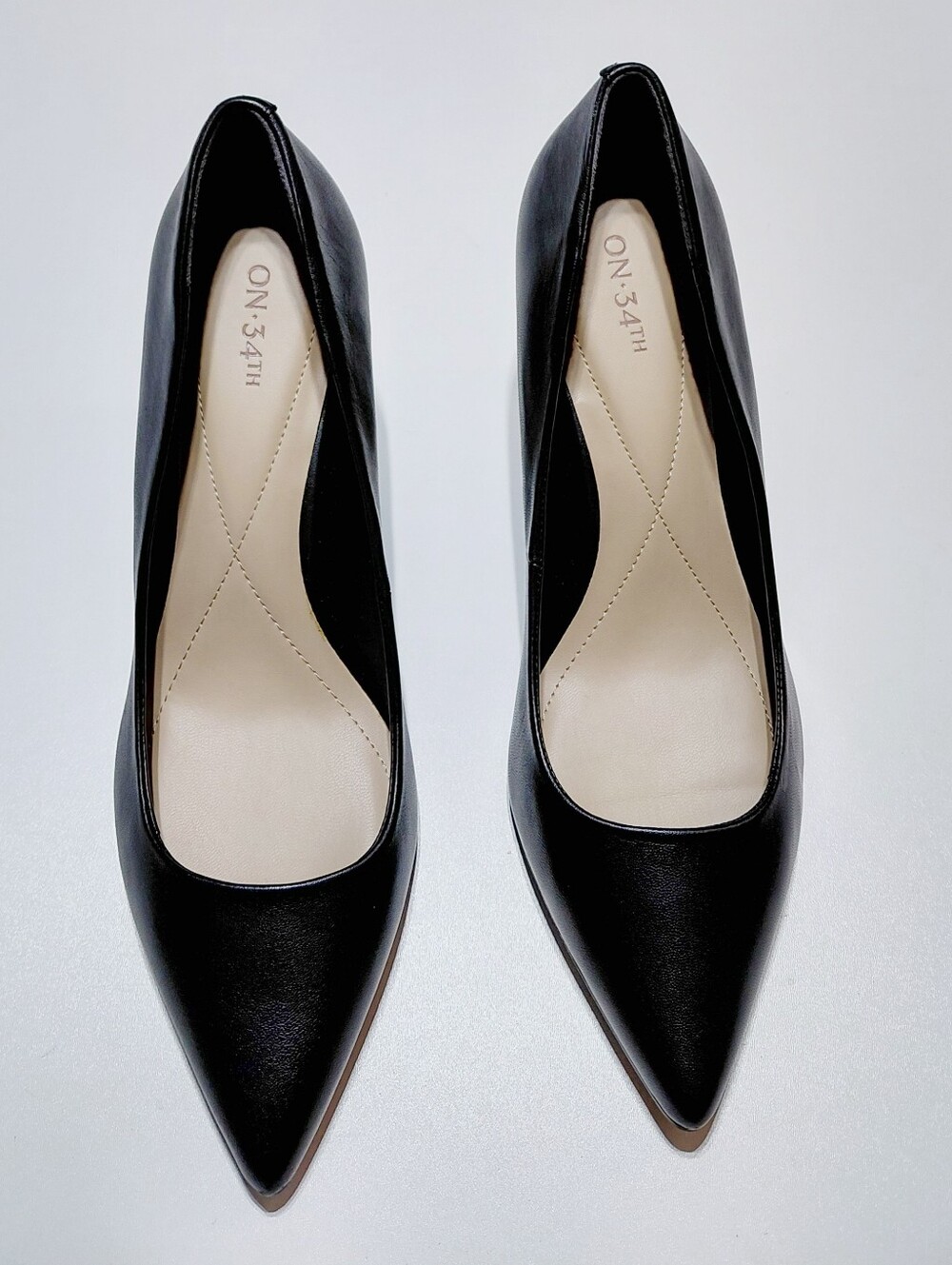ON 34TH Women's Black Pointed Toe Pumps Size 10M